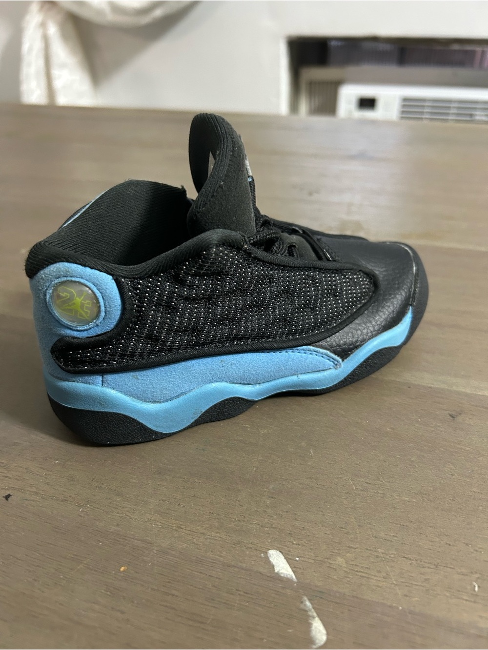 Nike Kids Black and Light Blue Slip-On Sneakers